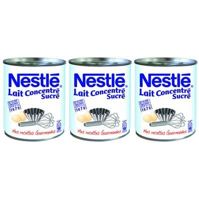 Nestlé Lait concentré sucré, Lot de 3x397g