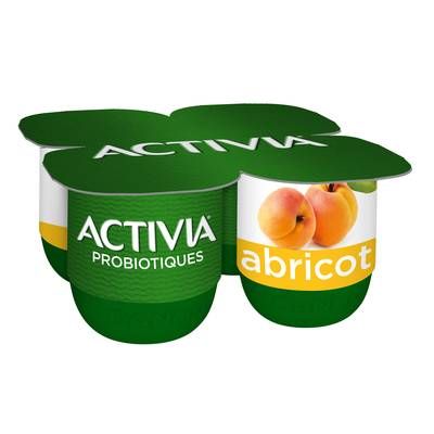 Activia Yaourt bifidus abricots, 4x125g