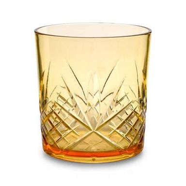 Collection Costa Verre 36cl acrylique amber Costa, 4 verres