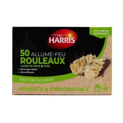 Harris Allume-feu rouleaux, 50 pièces