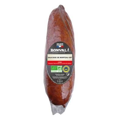 Bonval Saucisse de Morteau bio IGP, 300g