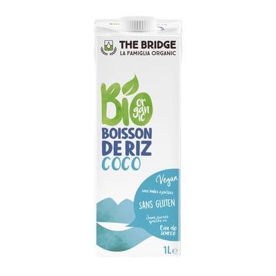 The Bridge Boisson de riz coco Bio, 1L