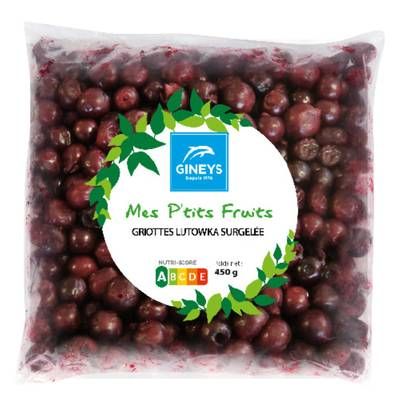 Gineys Griottes dénoyautées, 450g