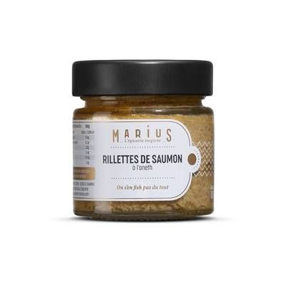 Marius, L'Épicerie Inspirée Rillettes de Saumon à l'Aneth, 100g
