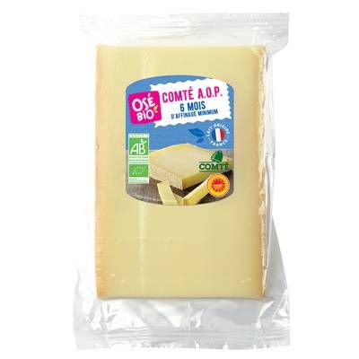 Osé Bio Comté bio AOP au lait cru, affinage 6 mois, 200g