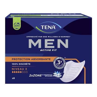 Tena Men Protection homme absorbante niveau 3, 8 pièces