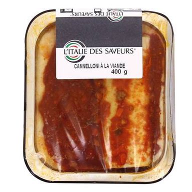 L'Italie des Saveurs Cannelloni à la Viande, 300g