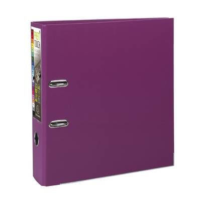 Exacompta Classeur levier fuschia pour feuilles 24,2 x 29,7 cm, Dos   80 mm
