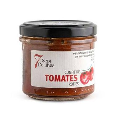 Sept Collines Confit de Tomates Rôties - Conserverie Artisanale, 100g