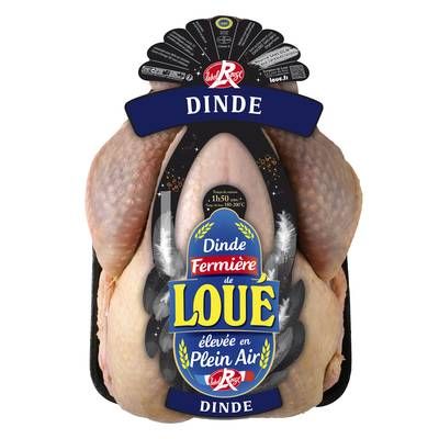 Loué Dinde fermière Label Rouge 6/8 personnes, 3kg