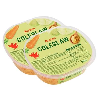 Auchan Coleslaw, Lot de 2x300g