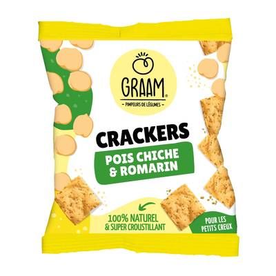 Graam Crackers Pois Chiche et Romarin, 30g