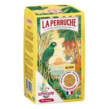 La Perruche Sucre blond cassonade 1KG, 1kg