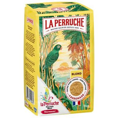 La Perruche Sucre Blond Cassonade Sachet, 1kg