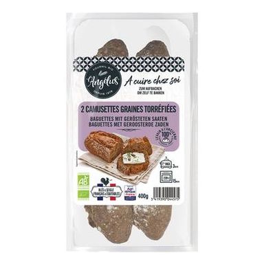 L'Angelus Camusette Graines Torifiées Bio Précuites, 2x200g