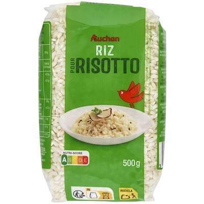 Auchan Riz pour risotto, 500g