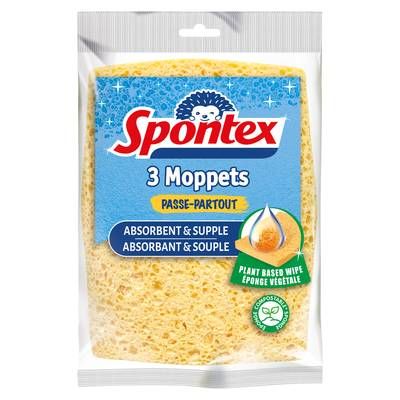 Spontex Eponge passe partout, 3 éponges