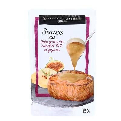 Saveurs Forestières Sauce Foie Gras de Canard et Figues, 150g