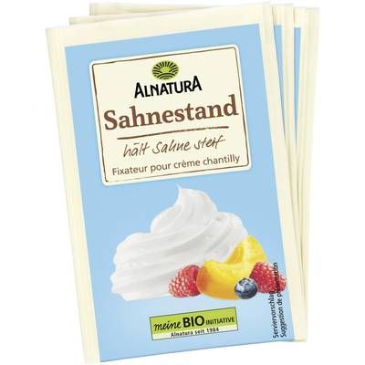 Alnatura Fixateur pour crème Chantilly Bio, 3x8g