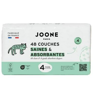 Joone Couches Bébé T4 7-14kg, 48 couches
