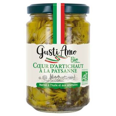 Gusti Amo Coeur d'Artichaut à la Paysanne Bio, 280g