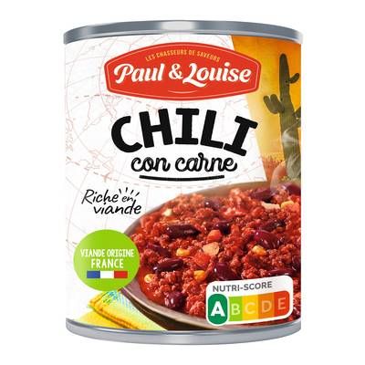 Paul & Louise Chili con carne pur boeuf, 800g