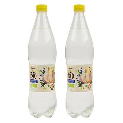 Auchan BIO Limonade bio, Lot de 2x1L