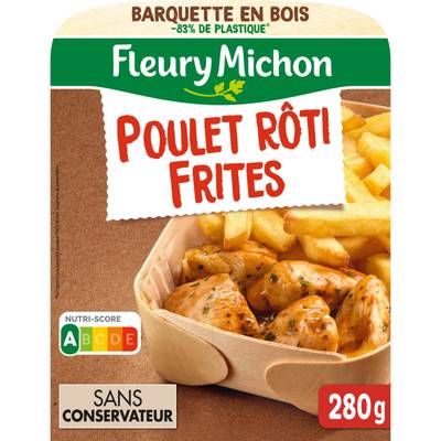 Fleury Michon Poulet Rôti et Frites, 280g