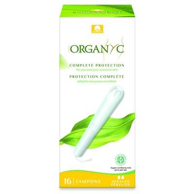 Organyc Tampons régulier avec applicateur, 16 tampons