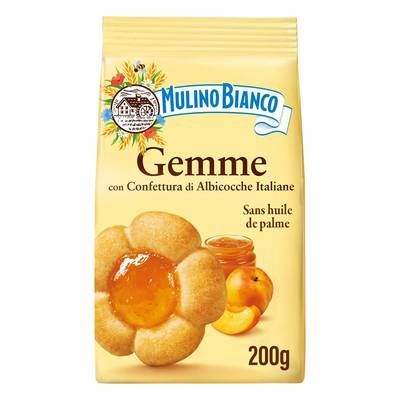 Mulino Bianco Biscuits sablés à la confiture d'abricot - Gemme, 200g