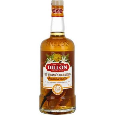 Dillon Rhum arrangé gourmand ananas & vanille 28°, 70cl
