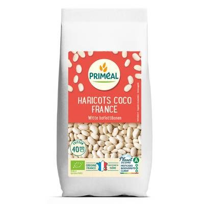 Priméal Haricot blanc coco France bio, 500g