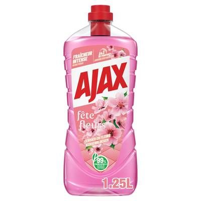 Ajax Nettoyant Ménager Fête des Fleurs Cerisier en Fleurs, 1,25L