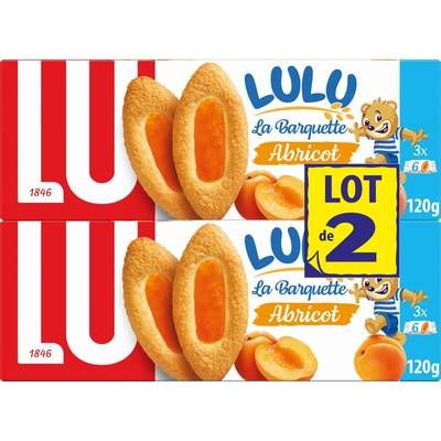 Lu La Barquette de Lulu Abricot, 2x120g