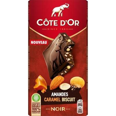 Côte d'Or Chocolat noir avec morceaux, 170g