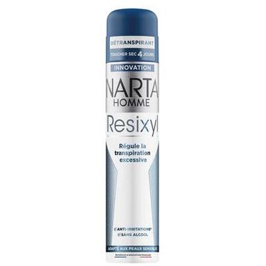 Narta Homme Déodorant Homme spray Anti-transpirant Efficacité 4 jours Resixyl, 200ml
