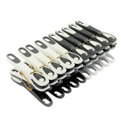 Ménatex Pinces à linge bi-matiere, 20 pièces