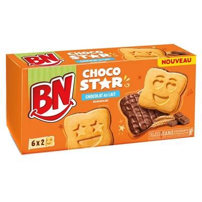 BN BN CHOCOSTAR CHOCO LAIT, 195g