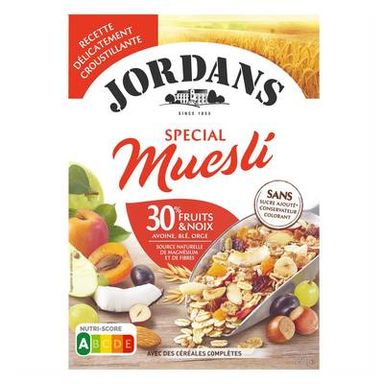 Jordans Muesli Fruits et Noix, 750g
