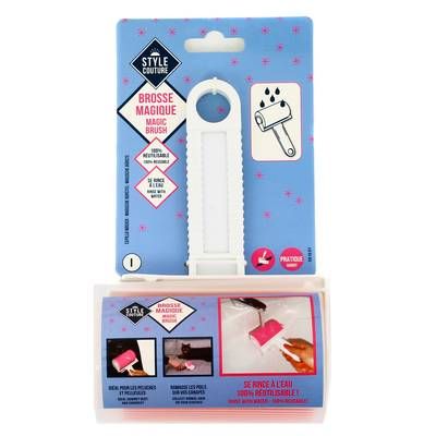 Style couture Brosse vêtement lavable et réutilisable