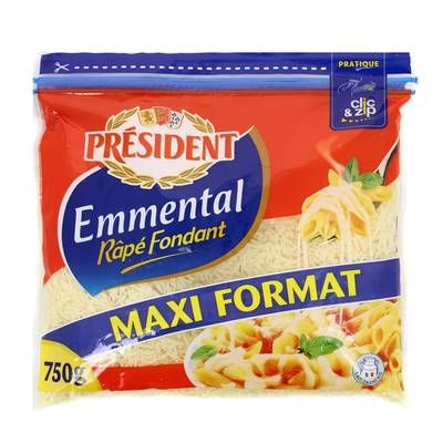 Président Emmental Râpé Fondant, 750g