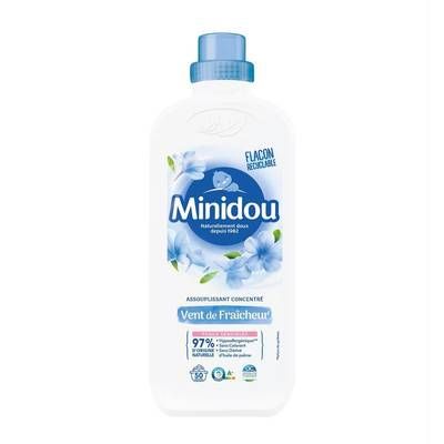 Minidou Adoucissant concentré vent de fraîcheur, 1L