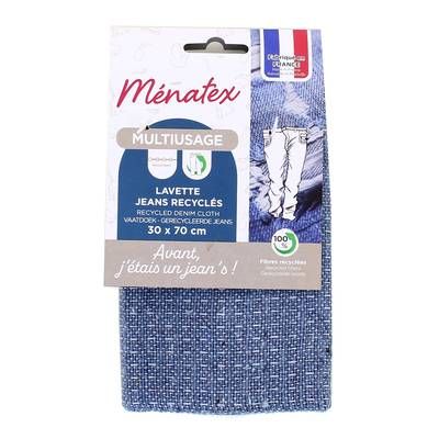 La Ménagère Lavette Jean Recyclé Post consumer, 1 lavette
