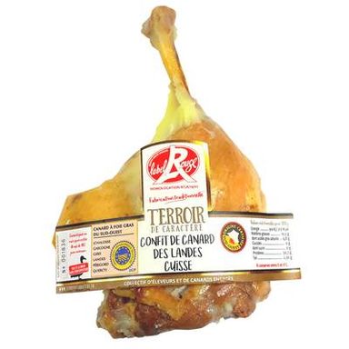 Terroir de Caractère Cuisse de Canard Confite Label Rouge des Landes IGP, 250g