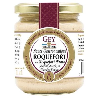 Raoul Gey Sauce Roquefort au Roquefort Frais, 190g