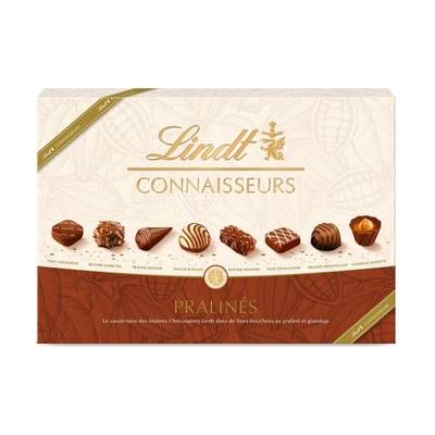 Lindt Boite Assortiment Chocolat Connaisseurs Praliné, 409g
