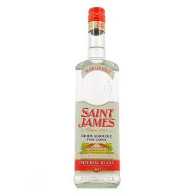 Saint James Rhum blanc 40°, 70cl