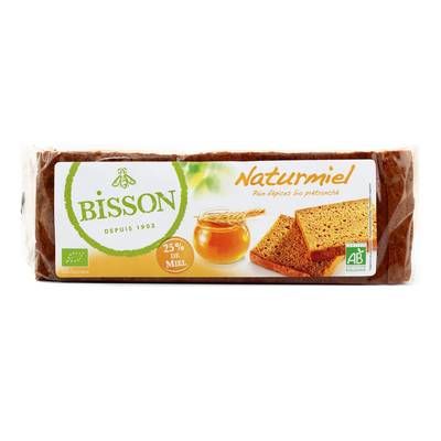 Bisson Pain d'épices Naturmiel prétranché, bio, 300g