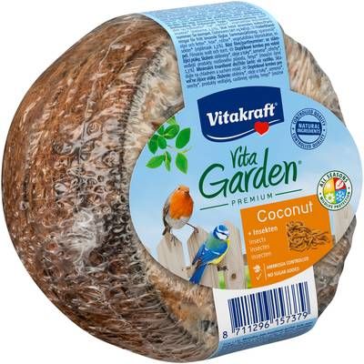 Vitakraft Demi Noix Coco avec Graisse et Ver de Farine, 200g