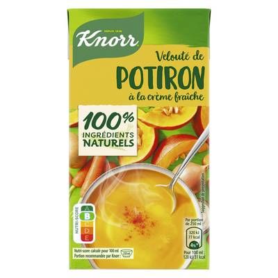 Knorr Soupe Velouté de potiron à la crème fraîche, 50cl